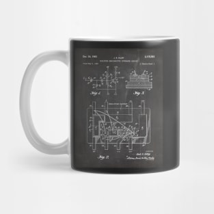 First Circuit Patent - Electrician Maker Workshop Art - Black Chalkboard Mug